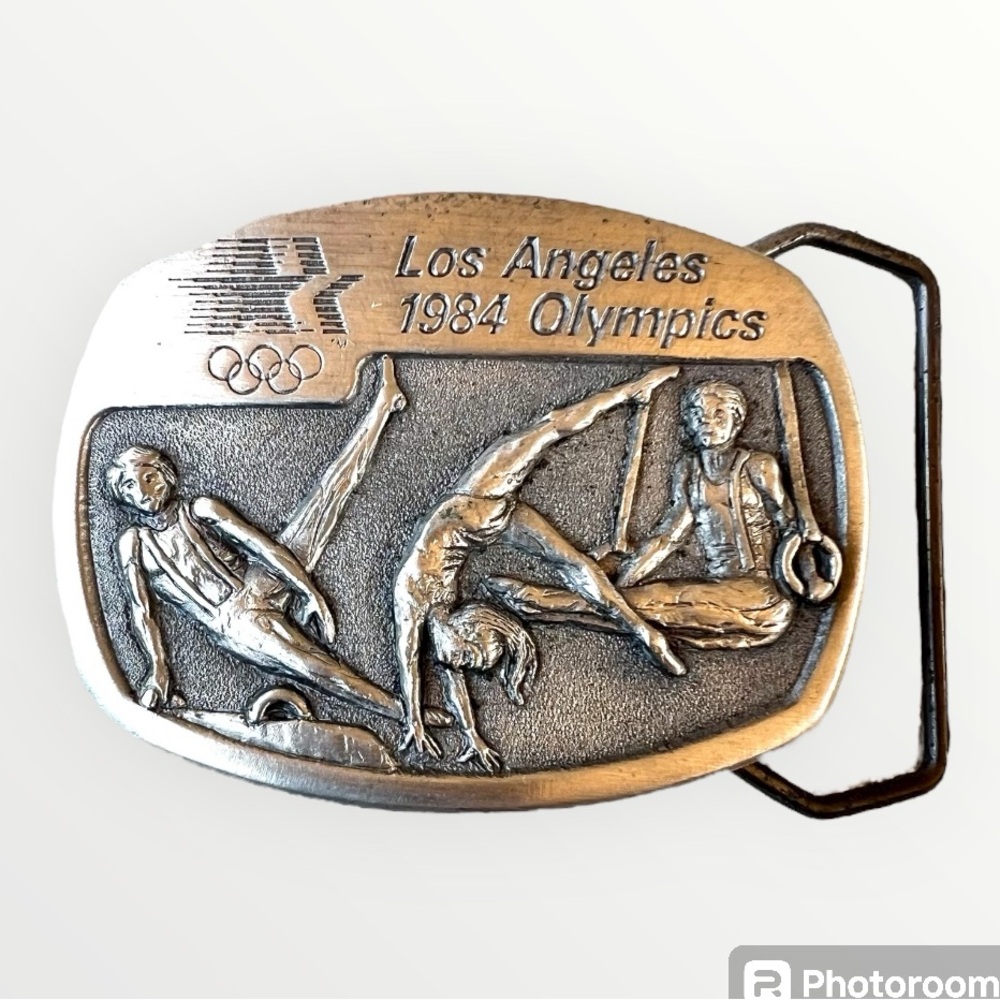Vintage Los Angeles Olympics Belt Buckle